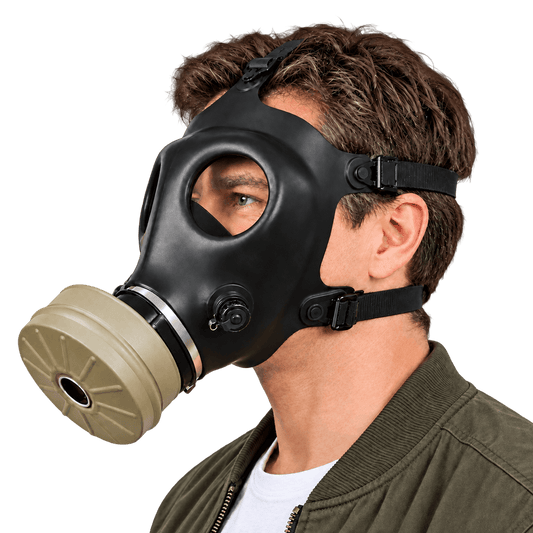 Israeli Civil Defense Gas Mask – 4A1 Black Diamond + NBC Filter
