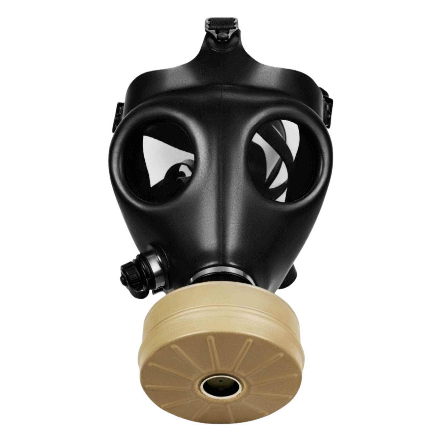 Israeli_gas_mask_with_a_filter-_front_view