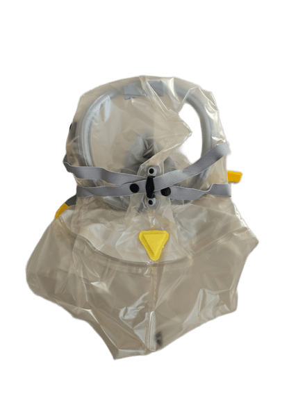 Israeli Sapphire CBRN PAPR Hood - Gas Mask for Bearded Men, 45 LPM, 40mm NATO