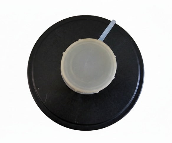 Israeli Civil Defense 40mm NBC filter top view - factory sealed, NATO thread, CBRN rated
