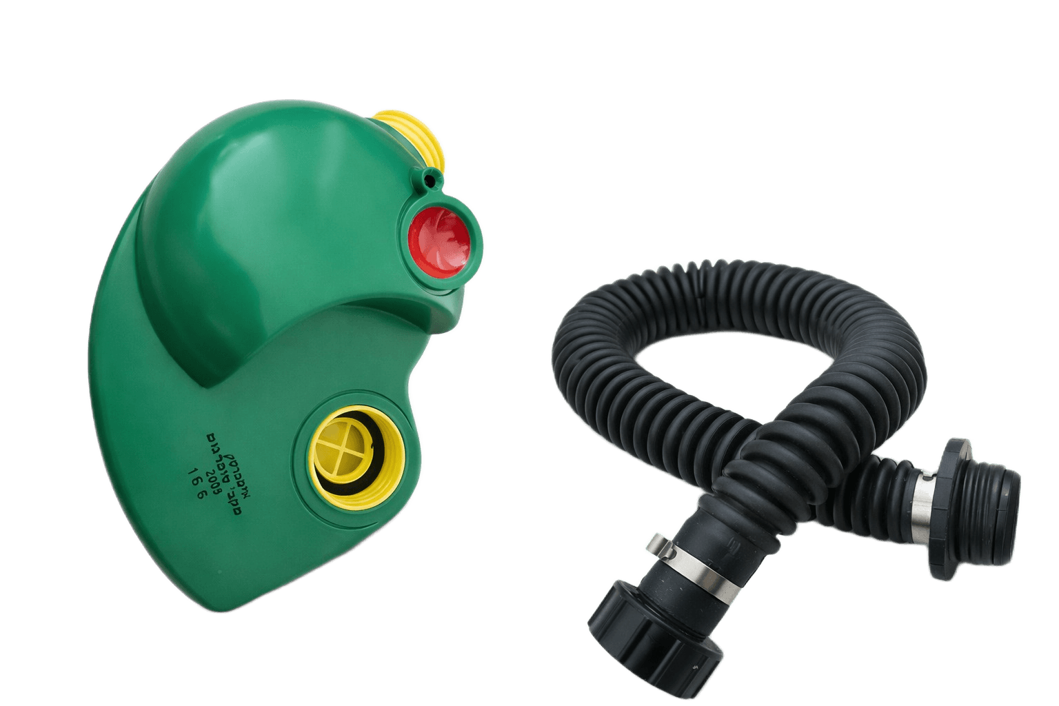 Supergum ONYX 45 LPM PAPR blower with 40mm NATO thread extension hose - Israeli CBRN powered air supply
